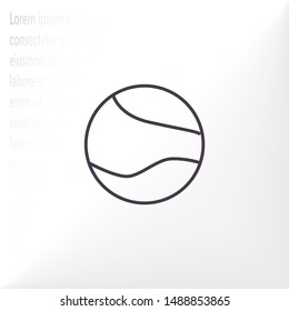 Vector icon planet 10 EPS . Lorem Ipsum Illustration design