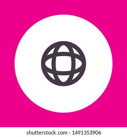 Vector icon planet 10 EPS . Lorem Ipsum Illustration design