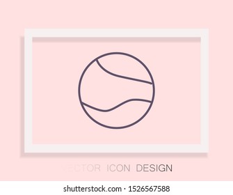Vector icon planet 10 EPS . Lorem Ipsum Illustration design