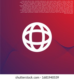 Vector icon planet 10 EPS . Lorem Ipsum Illustration design