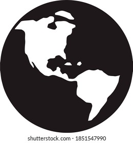 Vektorsymbol der Erde