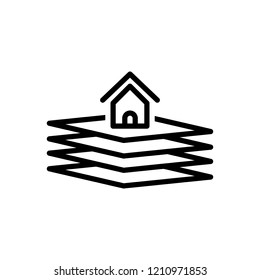 Vector icon for platform