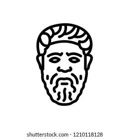 Vector icon for  Plato