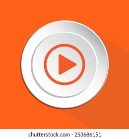 Vector icon Play button