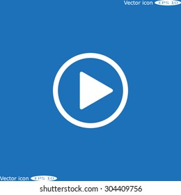 Vector icon Play button