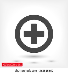 vector icon  plus