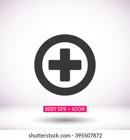 vector icon  plus