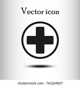 vector icon plus