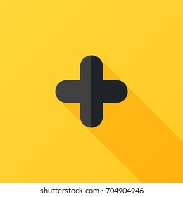 Vector Icon Of Plus. Eps-10.