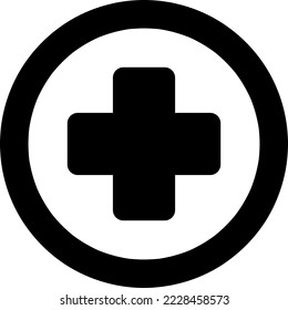 vector icon plus icon illustration on white background..eps
