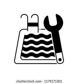 Vector Icon For Pool Maintenance 