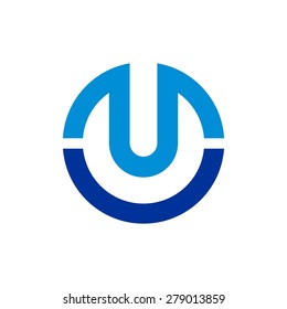 vector icon power MU logo template