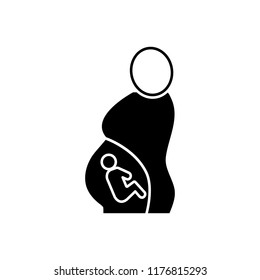 Vector icon for pregnancy
