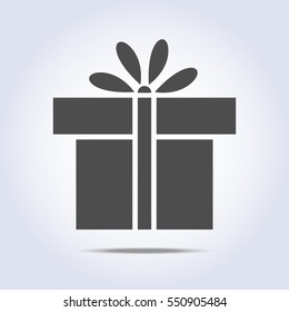 Vector icon of present box