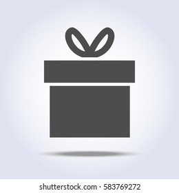 Vector icon of present box