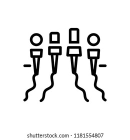 Vector icon for press