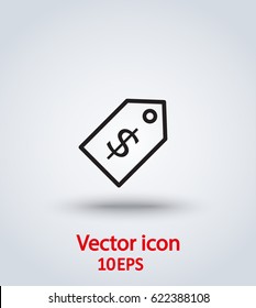 Vector icon price tag
