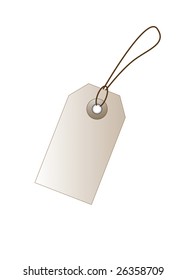 Vector icon price tag for label, sale, discount, promotion, retail offer, coupon   with blank empty space for your design isolated on white background