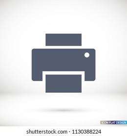 Vector icon Printer 10 EPS
