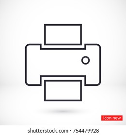 Vector icon Printer 10 EPS