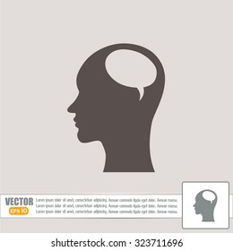 Vector icon profile 