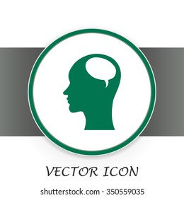 Vector icon profile 