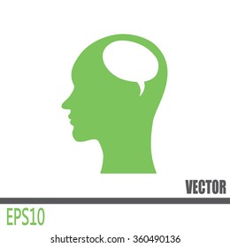 Vector icon profile 