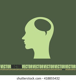 Vector icon profile 