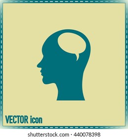 Vector icon profile 