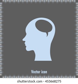Vector icon profile 
