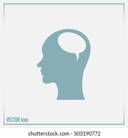 Vector icon profile 