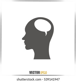 Vector icon profile 