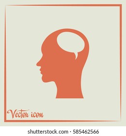 Vector icon profile 