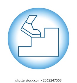 Vector icon for promotion. Minimalist design representing growth, progress, and opportunity.