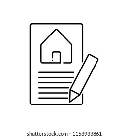 Vector icon for property valuation 