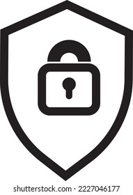 
Vector icon protection. padlock icon