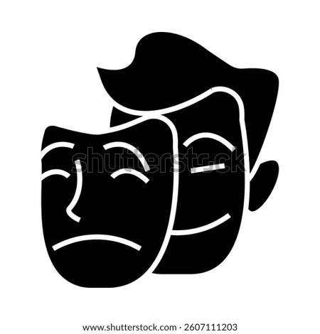 Vector icon for Psychological Manipulation. Brain with tangled strings, illustrating mental control, persuasion, and deceptive influence on thoughts.