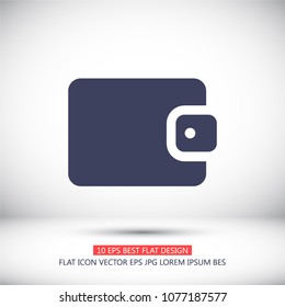 Vector icon purse 10 EPS