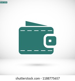 Vector icon purse 10 EPS