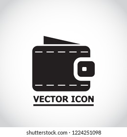 Vector icon purse 10 EPS