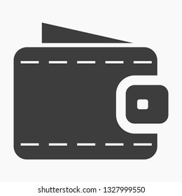 Vector icon purse 10 EPS