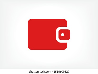 Vector icon purse 10 EPS . Lorem Ipsum Illustration design