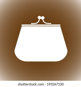 Vector icon Purse Vector illustration.