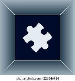 Vector icon puzzle 