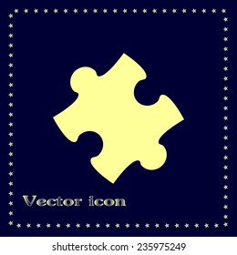 Vector icon puzzle 