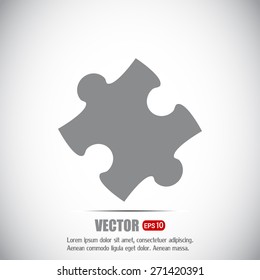Vector icon puzzle 