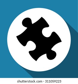 Vector icon puzzle 
