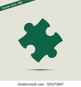 Vector icon puzzle 