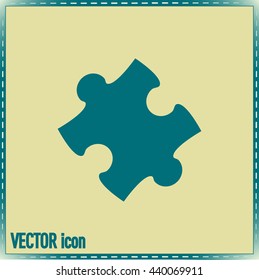 Vector icon puzzle 