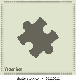 Vector icon puzzle 